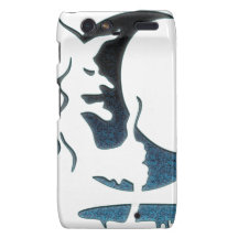 Bruja de elaboración de la cerveza malvada - negro motorola droid RAZR funda