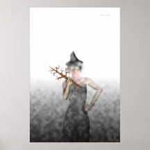 Bruja - poster de Halloween
