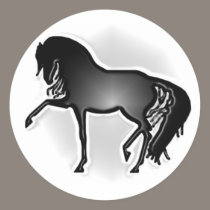 Brummett Dressage Logo Sticker stickers
