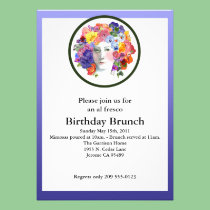 Brunch Invitations /Spring Party invitations
