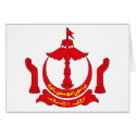 Brunei Coat of Arms cards by FlagTshirts Brunei Coat of Arms cards