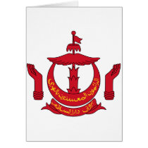 Brunei coat of arms cards