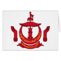 Brunei coat of arms cards