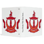 Brunei Coat of Arms detail binders