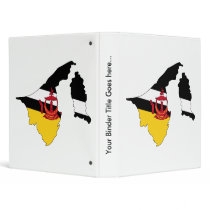 Brunei Darussalam Flag Map full size Binders
