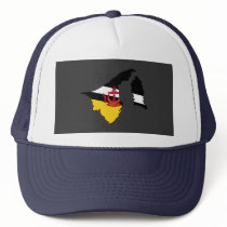 Brunei Darussalam flag map hats