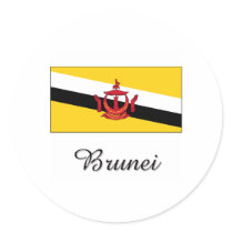 Brunei Flag Design stickers by flagshirt Brunei Flag Design stickers
