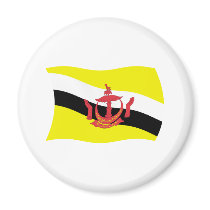 Brunei Flag Magnet by livingflags Brunei Flag Magnet