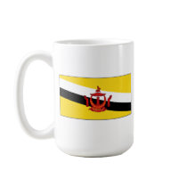 Brunei Flag & Map Mug by FlagAndMap Brunei Flag & Map Mug