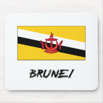 Brunei Flag mousepads