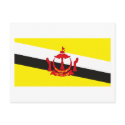 Brunei Flag Postcard