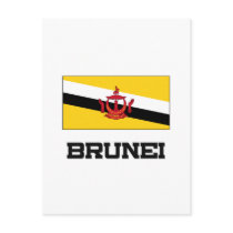 Brunei Flag postcards