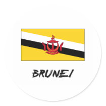 Brunei Flag stickers by flagshirt Brunei Flag stickers