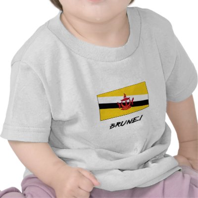 Brunei Flag Tee Shirt by flagshirt