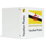 Brunei Flag with name in Russian binders