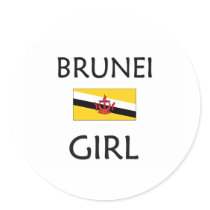 BRUNEI GIRL stickers by flagshirt BRUNEI GIRL stickers