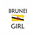 BRUNEI GIRL t-shirts by flagshirt BRUNEI GIRL t-shirts