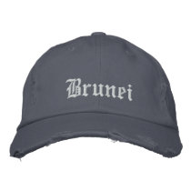Brunei Hat embroidered hats by Rep_Ya_Hood Brunei Hat embroidered hats