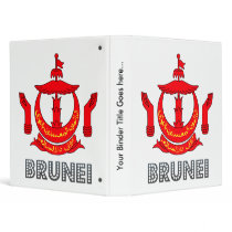 Brunei High Quality Coat of Arms Vinyl Binders