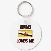 Brunei Loves Me keychains by flagshirt Brunei Loves Me keychains
