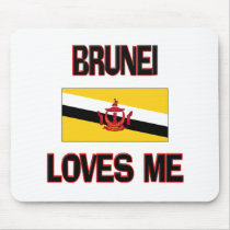 Brunei Loves Me mousepads