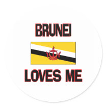 Brunei Loves Me stickers by flagshirt Brunei Loves Me stickers