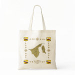 Brunei Map Flag Border Bag