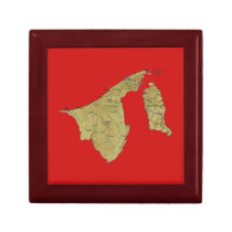 Brunei Map Gift Box