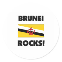 Brunei Rocks stickers by flagshirt Brunei Rocks stickers