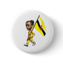 Bruneian Girl buttons by worldtees Bruneian Girl buttons