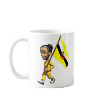 Bruneian Girl mugs by worldtees Bruneian Girl mugs