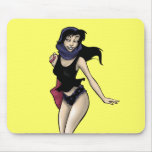 Brunette Beach Bag Mousepad