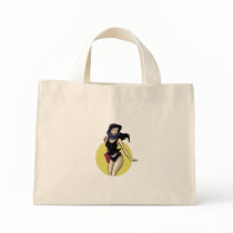 Brunette Beach Bag Yellow Circle