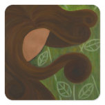 "Brunette" by Lara Kulpa stickers