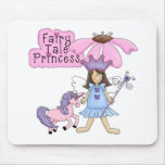 Brunette Fairy Tale Princess Mouse Mat