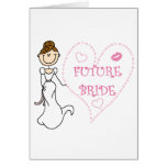Brunette Future Bride Card