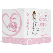 Brunette Future Bride Wedding Planner Binder