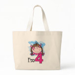 Brunette Girl I'm Four Bags