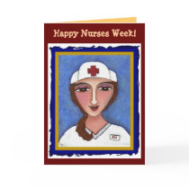 Brunette RN - Happy Nurses Week card (2)