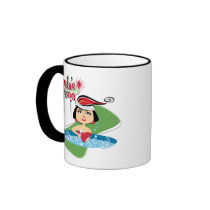 Brunette Santa's Vixen mugs