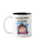 Brunette World's Best Big Sister Mug