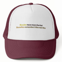Brunettes&BlondesBumperStik hats by Moondial Brunettes&BlondesBumperStik hats