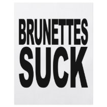 Brunettes Suck flyers by MyShirtSucks Brunettes Suck flyers