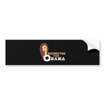 brunettesforobamaD - Customized bumper stickers
