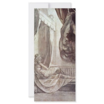 Brunhilde Observed Gunther,  By Füssli Johann Hein Full Color Rack Card