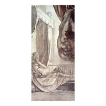 Brunhilde Observed Gunther,  By Füssli Johann Hein Full Color Rack Card