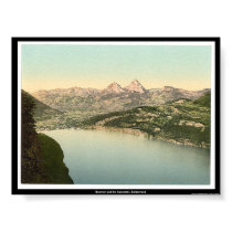Brunnen and the Axenstein,  Switzerland posters