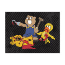 Bruno & Bamse Postcard postcards