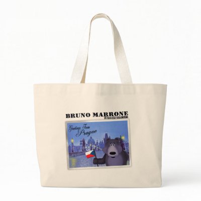 Bruno in Prague Tote Bag by nextstopitaly