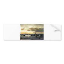 Bruno Liljefors  Eiders at Sunrise 1928 Oil Canvas Bumper Stickers